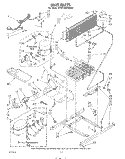 UNIT Diagram and Parts List for KTRF18MTPL00  Whirlpool Refrigerator