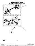 WIRING HARNESS Diagram and Parts List for FEP320YW0  Roper Range
