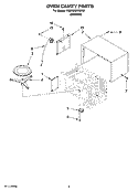 Part Location Diagram of WPW10160542 Whirlpool Turntable Support