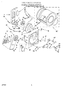 SECTION Diagram and Parts List for LER3624DQ2  Whirlpool Dryer
