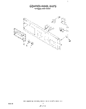 CONTROL PANEL , LIT/OPTIONAL Diagram and Parts List for KEBS146SBL2  KitchenAid Wall Oven