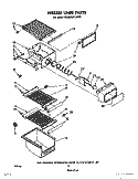 Part Location Diagram of 1101393 Whirlpool Front, Cover Container (For Platinum Model Only)