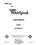 SECTION Diagram and Parts List for EH180FXLN3  Whirlpool Freezer