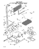 UNIT Diagram and Parts List for ET20ZKXYG01  Whirlpool Refrigerator