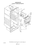 LINER Diagram and Parts List for ET18JMYSN0C  Whirlpool Refrigerator