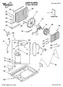 UNIT PARTS Diagram and Parts List for ACM122XR0  Whirlpool Air Conditioner