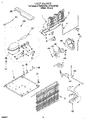 UNIT, LIT/OPTIONAL Diagram and Parts List for ET18ZKXDW01  Whirlpool Refrigerator