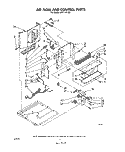 SECTION Diagram and Parts List for AHF12120  Whirlpool Air Conditioner