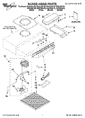 RANGE HOOD PARTS Diagram and Parts List for RH3736XLQ3  Whirlpool Range Hood