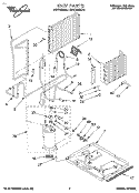 Part Location Diagram of 1180459 Whirlpool Tube, Wet Loop