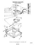 MACHINE BASE Diagram and Parts List for LA7900XTG0  Whirlpool Washer