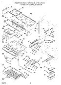 REFRIGERATOR SHELF Diagram and Parts List for KBLS36MHX00  KitchenAid Refrigerator