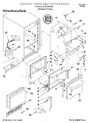 CABINET LINER AND DOOR, LIT/OPTIONAL Diagram and Parts List for KUIS185GSS0  KitchenAid Ice Maker