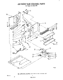 AIRFLOW AND CONTROL Diagram and Parts List for ACP802XP0  Whirlpool Air Conditioner