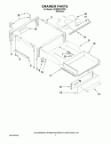 DRAWER PARTS Diagram and Parts List for KESS907XSP00  KitchenAid Range