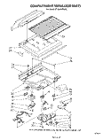 COMPARTMENT AND SEPARATOR Diagram and Parts List for ET18HKXTF00  Whirlpool Refrigerator
