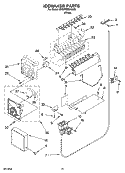 ICEMAKER PARTS, OPTIONAL PARTS (NOT INCLUDED) Diagram and Parts List for BRS70DBANA00  Whirlpool Refrigerator