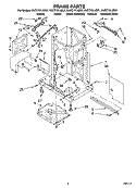Part Location Diagram of 9872117 Whirlpool Cord, Power