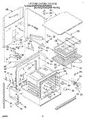 Part Location Diagram of 3188734 Whirlpool LOWER VENT ASSEMBLY