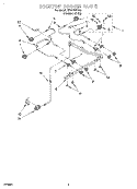COOKTOP BURNER Diagram and Parts List for SF367PEYQ9  Whirlpool Range