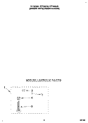 MISCELLANEOUS Diagram and Parts List for LST7233AQ0  Whirlpool Washer