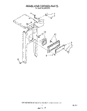 PANEL & CONTROL PARTS Diagram and Parts List for BLNC800EV2  Whirlpool Trash Compactor