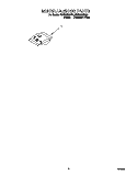 MISCELLANEOUS, LIT/OPTIONAL Diagram and Parts List for RUD3000DB3  Roper Dishwasher