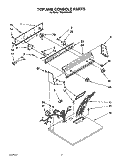 SECTION Diagram and Parts List for REL4434AL0  Roper Dryer