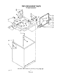 TOP AND CABINET , LITERATURE AND OPTIONAL Diagram and Parts List for TAWL600WW0  Estate Washer