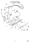 CONTROL Diagram and Parts List for RS22AQXGN00  Roper Refrigerator