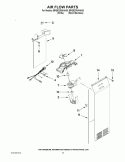AIR FLOW PARTS Diagram and Parts List for BRS62CRANA00  Whirlpool Refrigerator