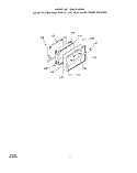 OVEN DOOR, LIT/OPTIONAL Diagram and Parts List for 1463W1A  Roper Range