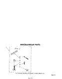 MISCELLANEOUS Diagram and Parts List for LA5600XSW1  Whirlpool Washer