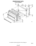 Part Location Diagram of 1104646 Whirlpool Panel, Freezer Door (Also Order Item 21) (Platinum)
