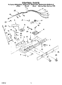 CONTROL Diagram and Parts List for GS2SHAXLS01  Whirlpool Refrigerator