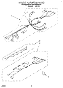 Part Location Diagram of 3188443 Whirlpool HARNS-WIRE