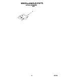 MISCELLANEOUS, LIT/OPTIONAL Diagram and Parts List for RUD3006DB0  Roper Dishwasher