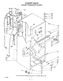 CABINET Diagram and Parts List for ET14JMYSF05  Whirlpool Refrigerator