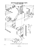 AIR FLOW AND CONTROL, LIT/OPTIONAL Diagram and Parts List for ED19MT1LWR0  Whirlpool Refrigerator