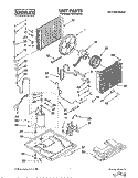 UNIT, LITERATURE Diagram and Parts List for CA14WC50  Whirlpool Air Conditioner