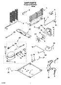 UNIT PARTS Diagram and Parts List for ET8CHEXSQ00  Whirlpool Refrigerator