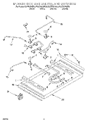 SECTION Diagram and Parts List for KGCT305GBL0  KitchenAid Cooktop