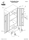 Tall GearBox Parts Diagram and Parts List for GATGB000LG01  Whirlpool Cabinet