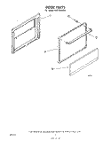 Part Location Diagram of 307893 Whirlpool Panel, Door (Coffee)