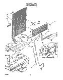 UNIT Diagram and Parts List for ET18HMXSW04  Whirlpool Refrigerator