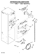 REFRIGERATOR LINER PARTS Diagram and Parts List for KSSS36QMB03  KitchenAid Refrigerator