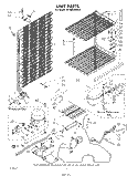 Part Location Diagram of 1115533 Whirlpool UNIT, MOUNTING PLATE