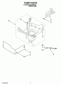 PUMP PARTS Diagram and Parts List for KUIC15NRTS2  KitchenAid Ice Maker