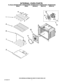 INTERNAL OVEN PARTS Diagram and Parts List for WOD93EC0AE00  Whirlpool Wall Oven