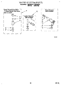 WATER SYSTEM, LIT/OPTIONAL Diagram and Parts List for LLR6233AW1  Whirlpool Washer